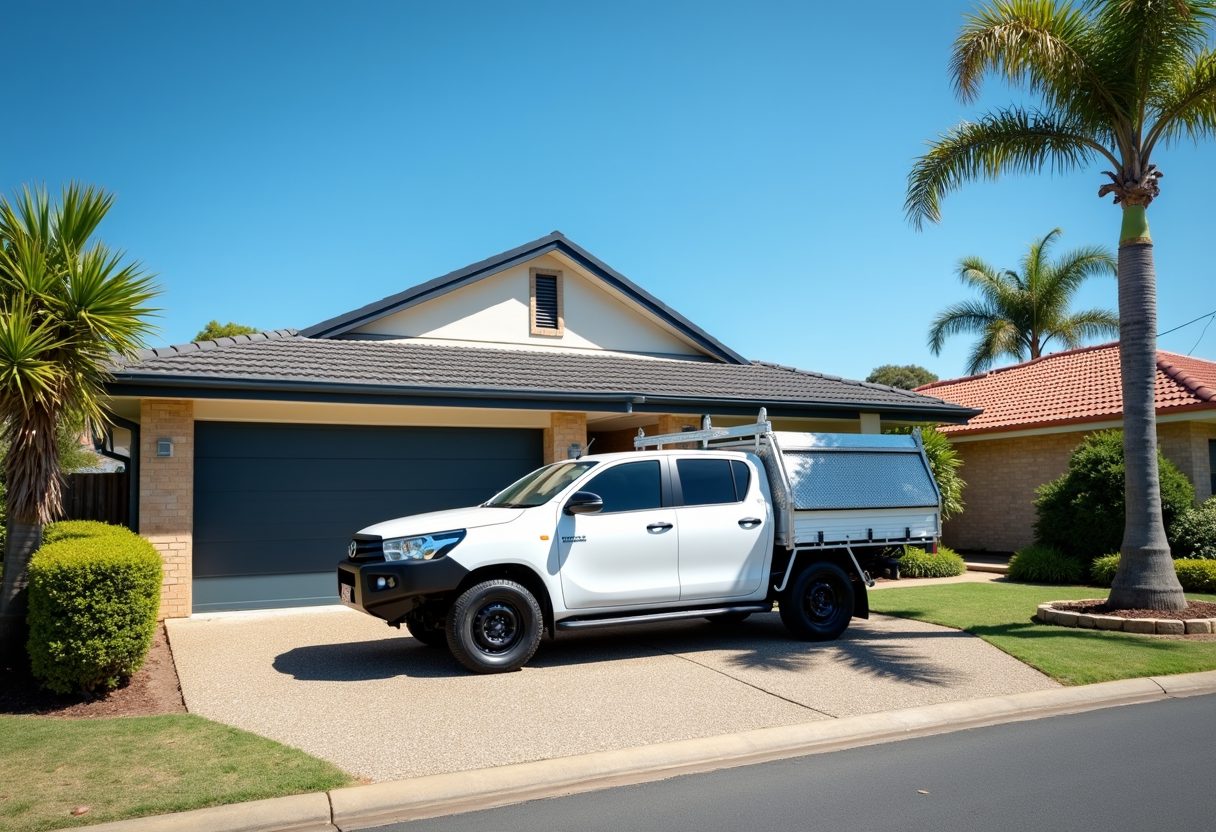 Ute stocked and ready — Ironclad Garage Door Repair